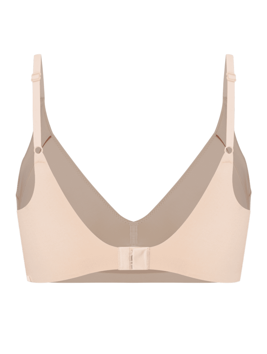 Sutiã Triângulo Laterais Largas Sem Bojo e Sem Aro Em Microfibra - Bege - 44 - 00270850-BLT-44