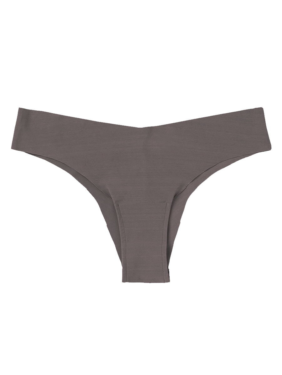 Calcinha Biquíni Em Microfibra - Marrom - P - 00034850-AVL-P