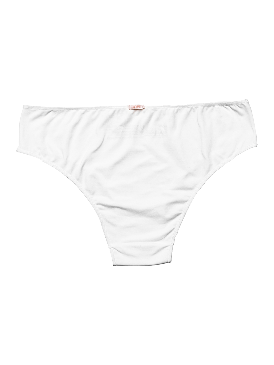 Calcinha Laterais Largas Acabamento Invisível Em Microfibra - Branco - P - 00038840-BRC-P