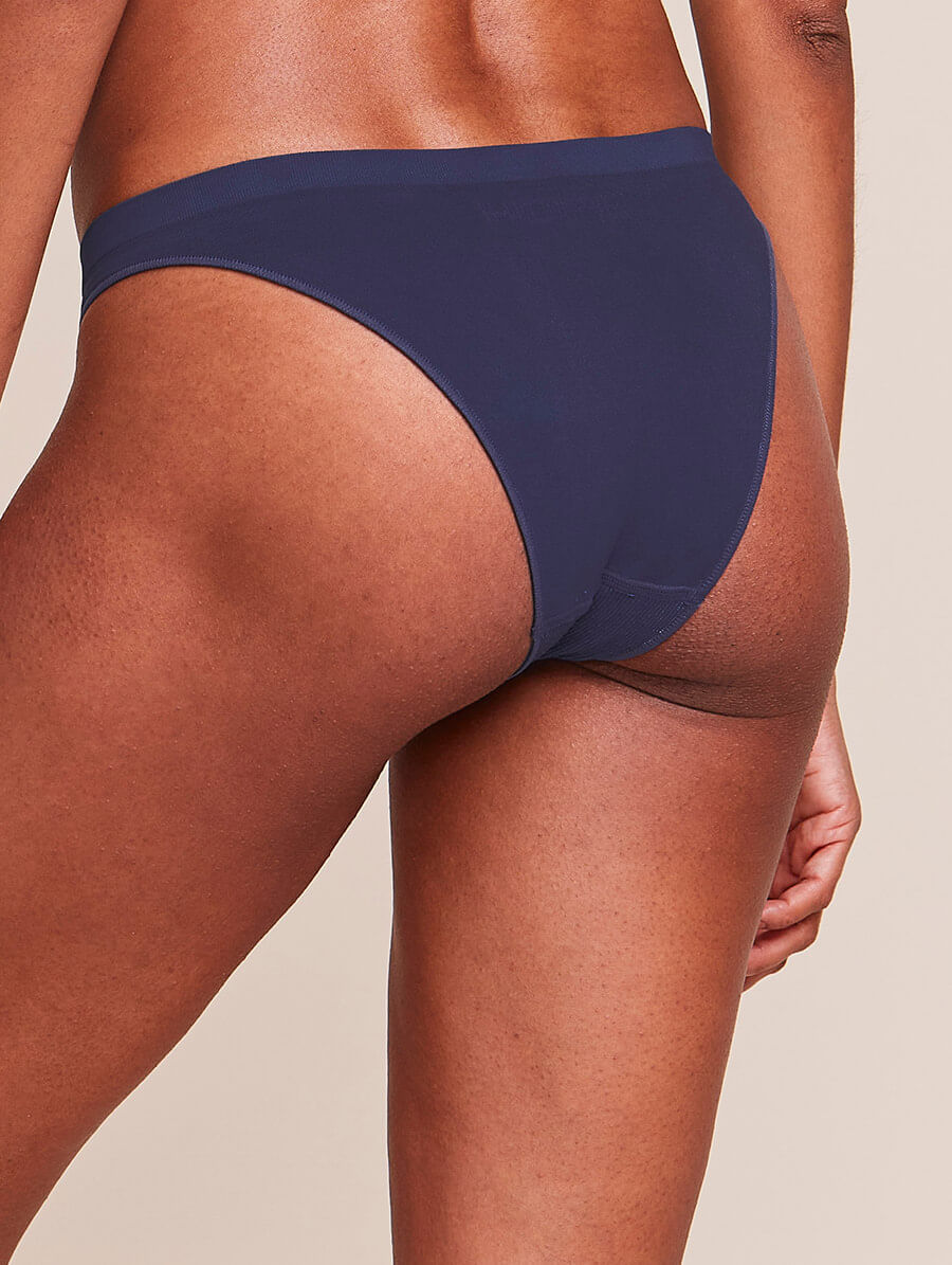 Calcinha Biquíni Em Microfibra Light - Azul Cedro - EG - 00S35220-ACD-EG