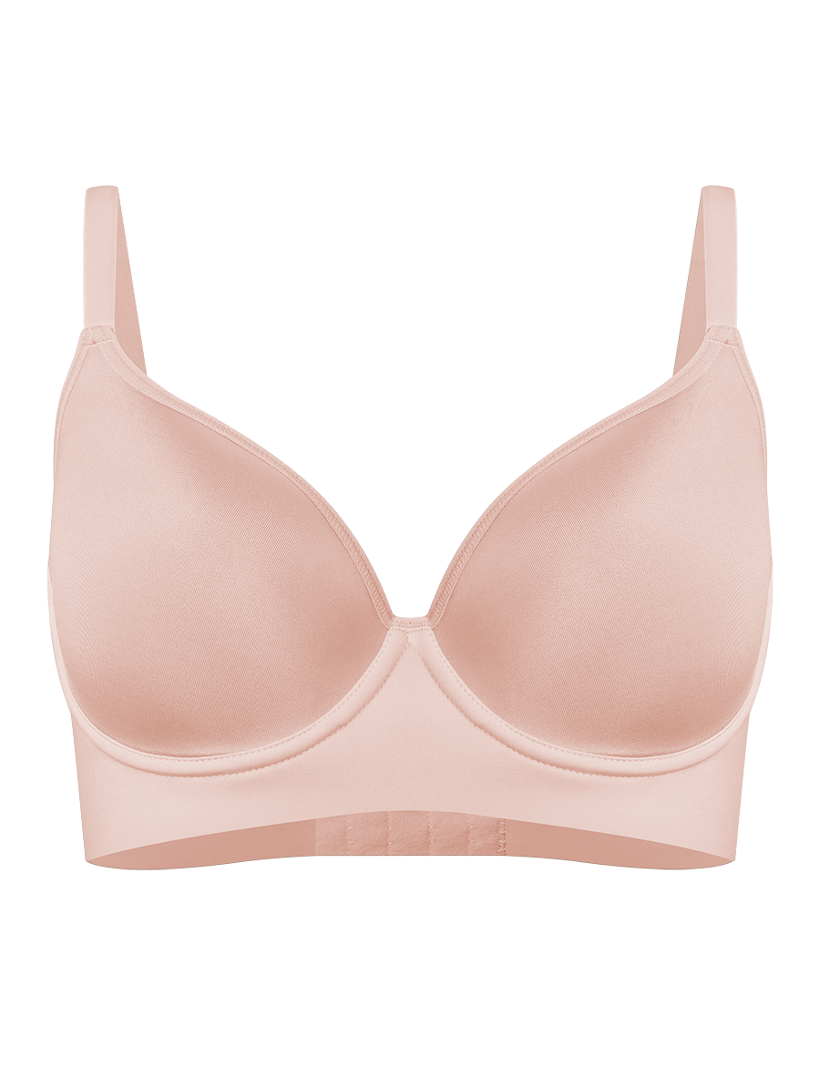 Sutiã Ampla Cobertura Com Bojo Respirável Air - Bege Ballet - 48 - 00241850-BLT-48