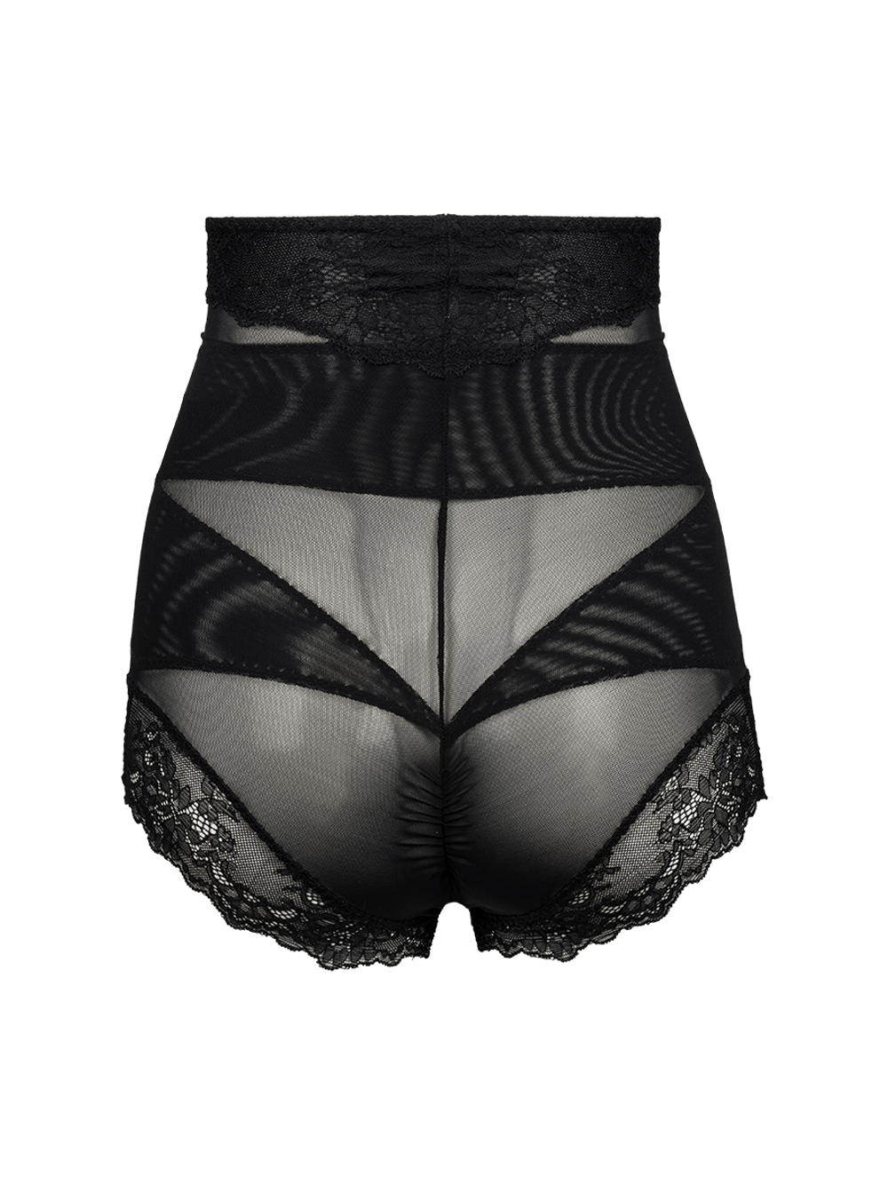 Hope — Calcinha Alta  Modeladora em Tule E Renda Preto