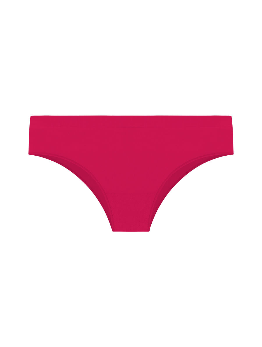 Calcinha Laterais Largas Em Microfibra Light - Cereja - P - 00S38020-CER-P