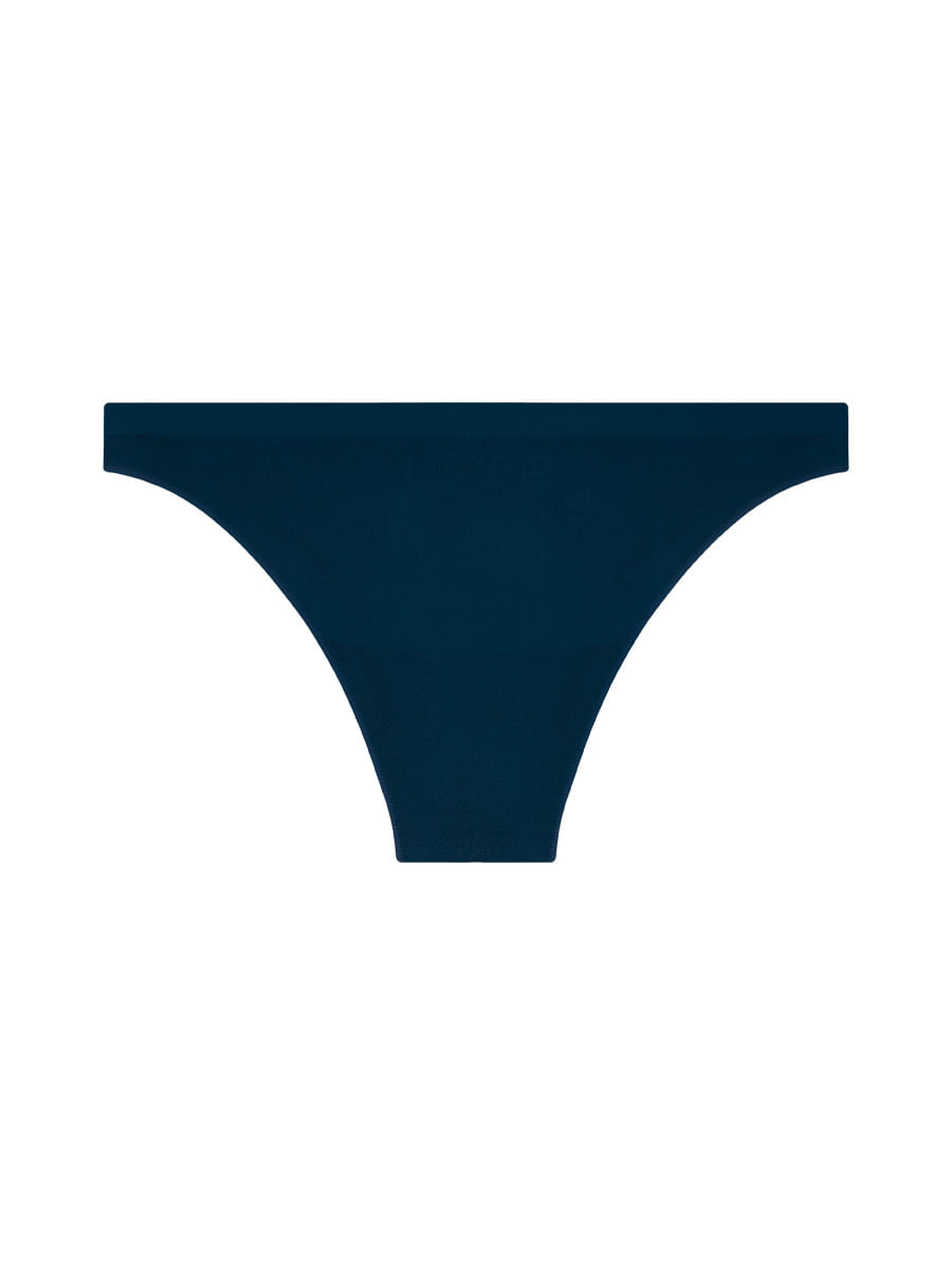 Calcinha Biquíni Em Microfibra Light - Azul Cedro - EG - 00S35220-ACD-EG