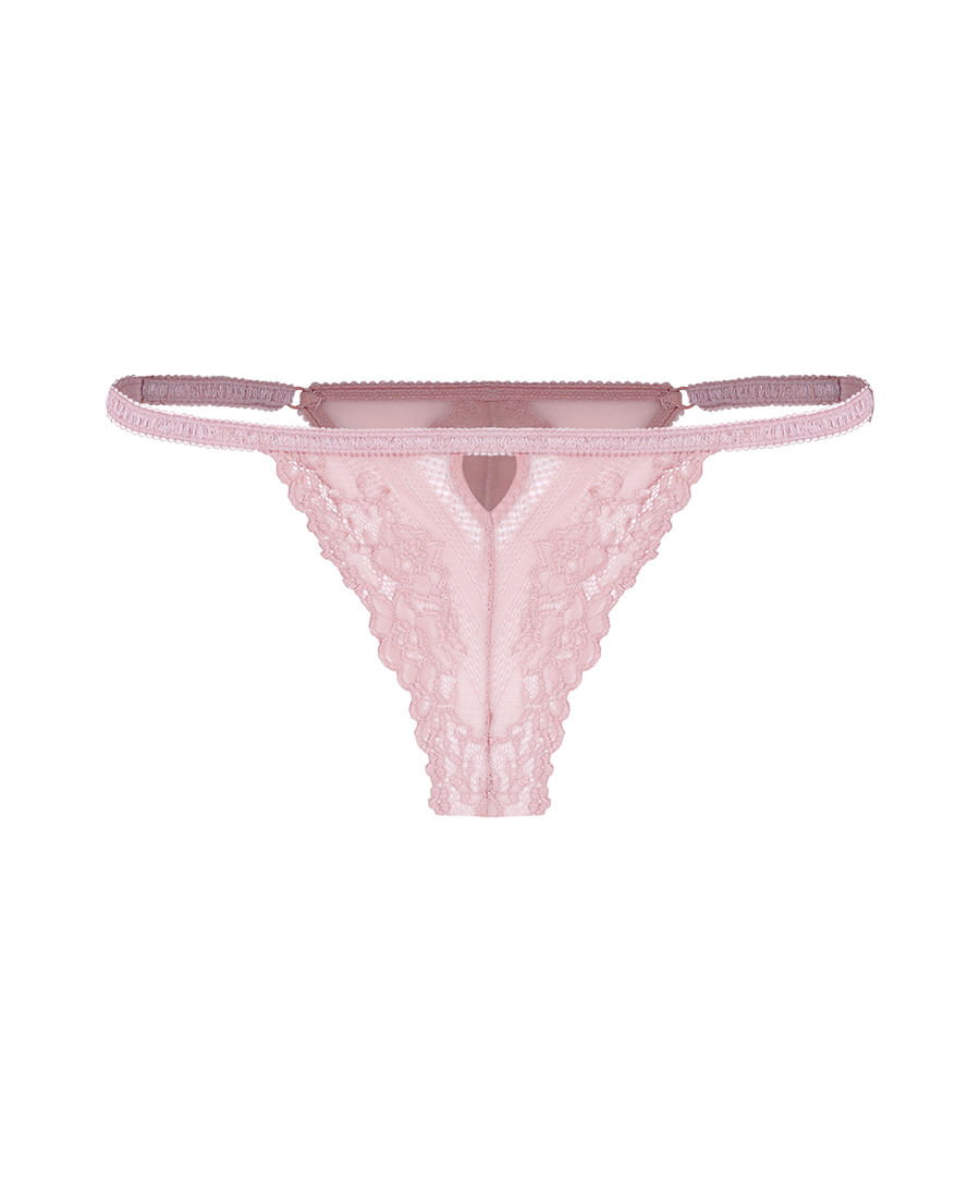 Calcinha String Biquíni Em Renda - Rosa Luar - M - LE361820-RLU-M