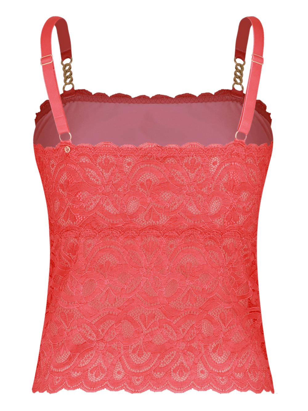 Hope — Blusa Alças Finas Em Renda Coral Energia