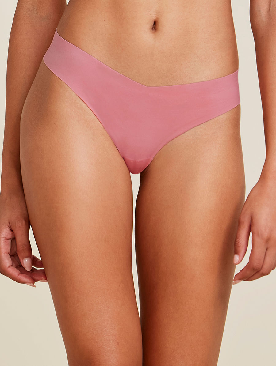 Calcinha Biquíni Em Microfibra Nude Rosa Gloss