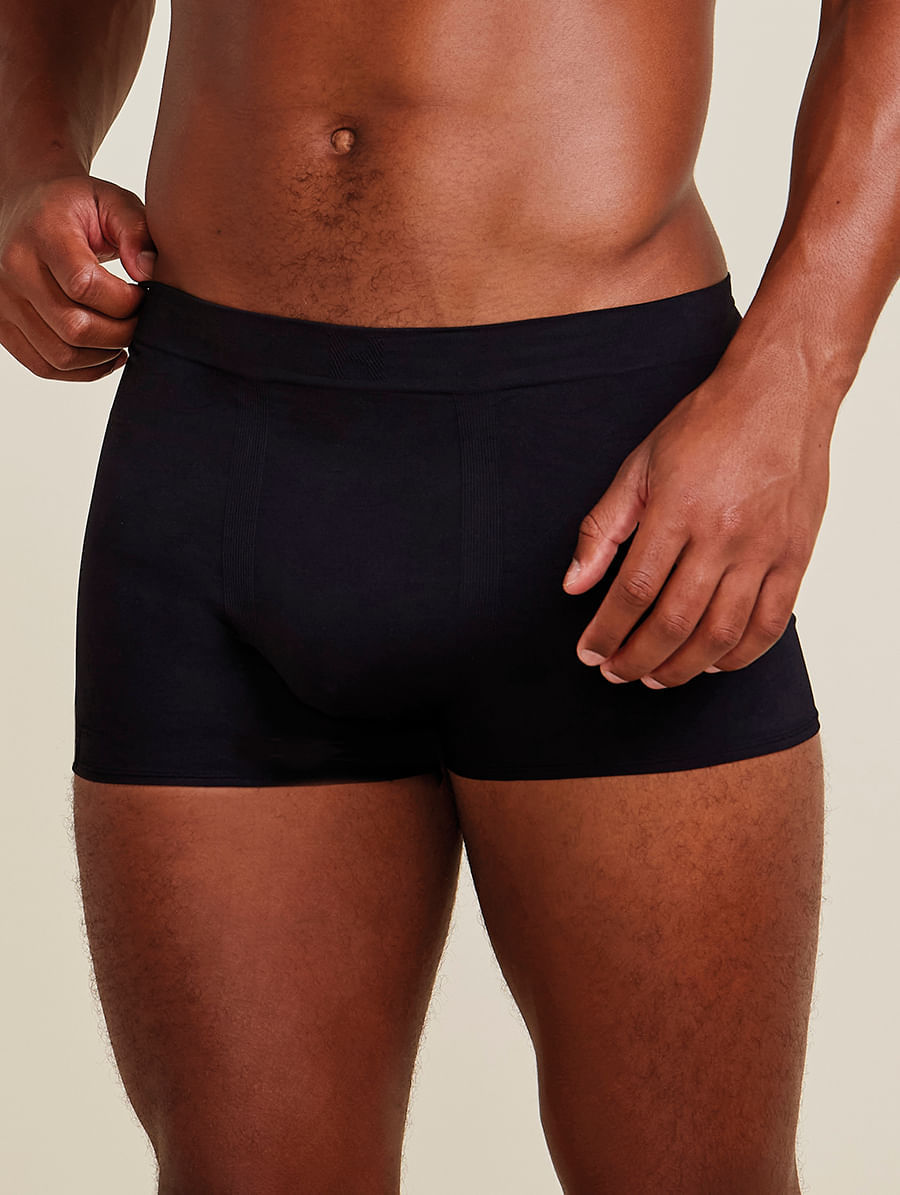 Cueca Sungão Em Microfibra Sem Costura Light Preto